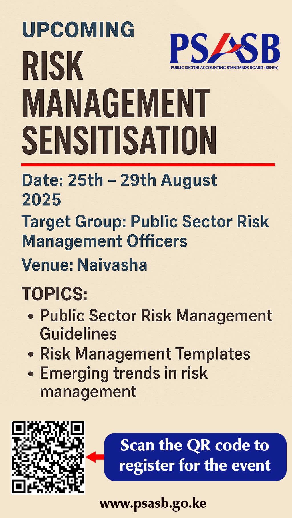 RISK MANAGEMENT OFFICERS SENSITIZATION FORUM FY2025/2026 COHORT 1
